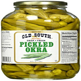 オールドサウスピクルスオクラ64オクラ（2パック） Old South Pickled Okra 64 Oz (Pack of 2)