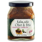エルキのグルメカラマタオリーブとフェタクロスティーニスプレッド、10オンス Elki's Gourmet Kalamata Olive and Feta Crostini Spread, 10 Ounce