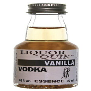 バニラ ウォッカ、リカー クイック ナチュラル ウォッカ エッセンス、20 mL (バニラ ウォッカ) Vanilla Vodka, Liquor Quik Natural Vodka Essence, 20 mL (Vanilla Vodka)