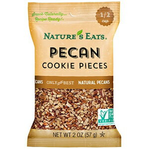 Nature's Eats ピーカンクッキーピース、2オンス (12個パック) Nature's Eats Pecan Cookie Pieces, 2 Ounce (Pack of 12)
