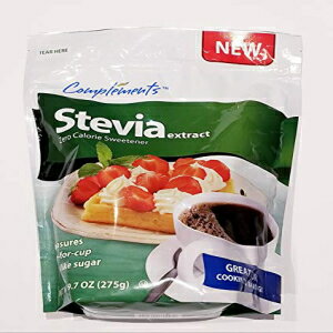 Compliments のステビア エキス ゼロカロリー甘味料 9.7 オンス 砂糖代替品 Stevia Extract by Compliments Zero Calorie Sweetener 9.7 oz Sugar Substitute