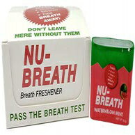 Nu Breath ブレスフレッシュナー スイカミント 12ct ボックス Nu Breath Breath Freshener Watermelon Mint 12ct Box