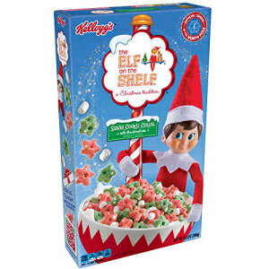 ケロッグ エルフ オン ザ シェルフ シュガー クッキー シリアル マシュマロ入り 12.2 オンス Kellogg's Elf on the Shelf Sugar Cookie Cereal with Marshmallow 12.2 oz