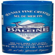 La Baleine 海塩、上質、26.5 オンス単位 (4 個パック) La Baleine Sea Salt, Fine, 26.5-Ounce Units (Pack of 4) 1