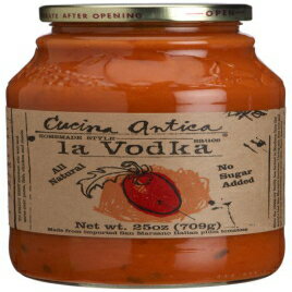 Cucina Antica -  EHbJ pX^\[X - 25IX (6pbN) - Oet[ (KXr) Cucina ca - La Vodka Pasta Sauce - 25oz (Pack of 6) - Gluten Free (Glass Jars)