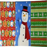 3pbN̑ꂽNX}XMtg{bNXiX^C͈قȂꍇ܂j Christmas House 3 PACK DECORATED CHRISTMAS GIFT BOXES (styles may vary)