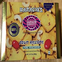 カラチ クッキー フルーツビスケット 400g×2パック Karachi Cookies Fruit Biscuits 400 gms X 2 pk