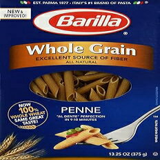 Barilla オールナチュラル 全粒ペンネ パスタ 13.25 オンス 2 パック Barilla All Natural Whole Grain Penne Pasta 13.25 Oz Pack of 2