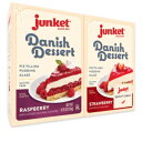 WPbg fjbV fU[g 2 t[o[ oGeBpbN - Xgx[ƃYx[ Junket Danish Dessert 2 Flavor Variety Pack - Strawberry and Raspberry