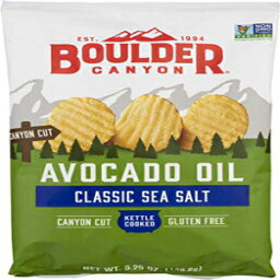 Boulder Canyon、チップスポテトアボカドオイルシー、5.25オンス Boulder Canyon, Chips Potato Avocado Oil Sea, 5.25 Ounce