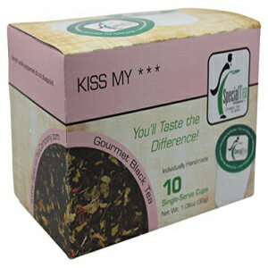 スペシャルティー紅茶シングルサーブカップ、キスマイ、1.06オンス Special Tea Black Tea Single Serve Cup, Kiss My, 1.06 Ounce