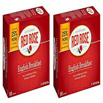 レッドローズ イングリッシュ ブレックファスト ティー (50ct) (2個パック) Red Rose English Breakfast Tea (50ct) (Pack of 2)