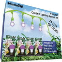 Miracle LED 602849 24 tB[g R[htVXe Lbg 16 ̐ԂƐ̃XyNgCgt Miracle LED 602849 24ft Corded System Kit with 16 Red & Blue Spectrum Grow Lights