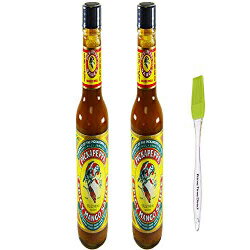 Pickapeppa XpCV[ }S[ \[X 5 IX (2 pbN) PrimeTime _CNg VR[tuV PTD obOɓ Pickapeppa Spicy Mango Sauce 5oz (Pack of 2) Bundled with PrimeTime Direct Silicone Basting Brush