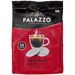 Palazzo イタリア ミディアム ロースト コーヒー - Senseo スタイル コーヒー メーカー用 36 パッド Palazzo Italian Medium Roast Coffee -36 Pads For Senseo Style Coffee Makers
