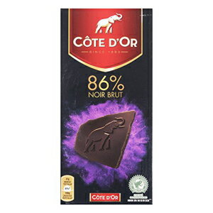 コートドール ダークチョコレート 3バー 3x3.5オンス (エクストラダーク 86%) Cote D'Or Dark Chocolate 3 bars 3x3.5oz (Extra dark 86%)