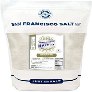 フレンチ グレー シー ソルト 5 ポンド バッグ フランス産の細粒、セル グリの純粋な天然海塩 French Grey Sea Salt 5 lb. Bag Fine Grain, Sel Gris pure & natural sea salt from France