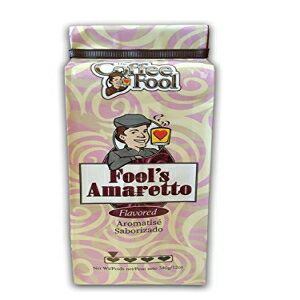 The Coffee Fool Very Fine Grind、Fool's Decaf Amaretto、12オンス The Coffee Fool Very Fine Grind, Fool's Decaf Amaretto, 12 Ounce