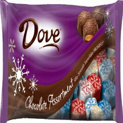 Dove Promises シルキー スムース チョコレート アソートメント スノーフレーク、8.2 オンス (2 個パック) Dove Promises Silky Smooth Chocolate Assortment Snowflakes, 8.2-ounce(pack of 2)