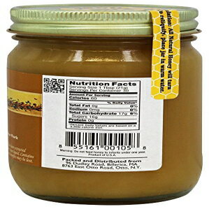 ̃Cht[nj[iCht[A17IXj Crystal's Honey Raw Wildflower Honey (Wildflower, 17 oz.)