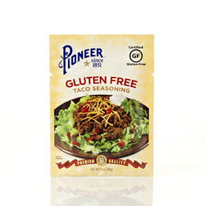 パイオニアグルテンフリータコス調味料ミックス、1オンス（12パック） Pioneer Gluten Free Taco Seasoning Mix, 1 Ounce (Pack of 12)