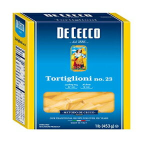 De Cecco SemolinapX^AgeBI[jNo.23A1|hi12pbNj De Cecco Semolina Pasta, Tortiglioni No.23, 1 Pound (Pack of 12)