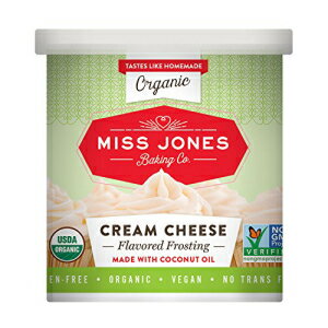 Miss Jones x[LOI[KjbNo^[N[tXeBOAACVOfR[VɍœKAr[KΉ: N[`[Y (3pbN) Miss Jones Baking Organic Buttercream Frosting, Perfect for Icing and Decorating, Vegan-Friendly