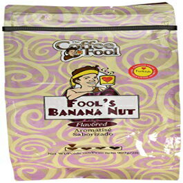 The Coffee Fool バナナナッツ グラウンドコーヒー、パウダー、トルコ産、2ポンド The Coffee Fool Banana Nut Ground Coffee, Powder, Turkish, 2 Pound