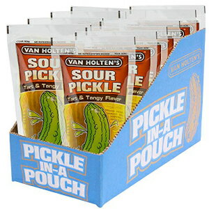 Van Holten's - パウチ入りピクルス ラージ サワー ピクルス - 12 パック Van Holten's - Pickle-In-A-Pouch Large Sour Pickles - 12 Pack