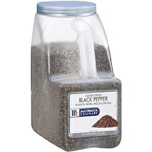 5ポンド、マコーミック料理用粗挽きブラックペッパー、5ポンド 5 Pound, McCormick Culinary Coarse Grind Black Pepper, 5 lbs