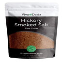 Viva Doria qbR[X[NV[\gAqbR[Ebh\gAחA2|h Viva Doria Hickory Smoked Sea Salt, Hickorywood Salt, Fine Grain, 2 lb