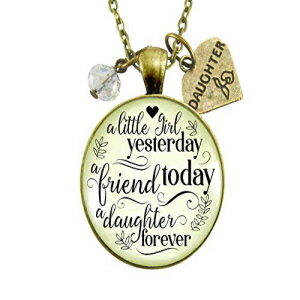 Gutsy Goodness 24 インチ A Daughter Is First Best Forever Friend ネックレス ママ BFF ジュエリー ギフト Gutsy Goodness 24" A Daughter is First Best Forever Friend Necklace Mom BFF Jewelry Gift