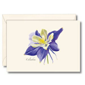 Earth Sky + Water - I_}L m[gJ[h Zbg - tuNJ[h 8  Earth Sky + Water - Columbine Notecard Set - 8 Blank Cards with Envelopes