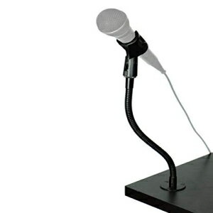 SpinTech デスクマウント調整可能なグースネック、テーブル演台にねじ込み式マイクマウント用 (13) SpinTech Desk Mounted Adjustable Gooseneck for Microphone Mount that Screws in to Tables Podiums (13)