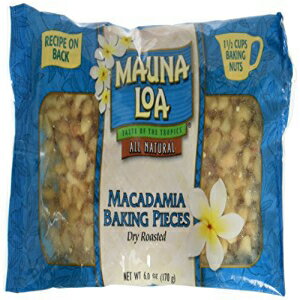 ޥʥޥߥ١󥰥ԡ6󥹥Хå6ѥå Mauna Loa Macadamia Baking Pieces, 6-Ounce Bags (Pack of 6)