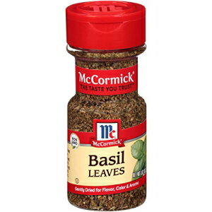 マコーミック バジルの葉、0.62 オンス (6 個パック) McCormick Basil Leaves, 0.62 Ounce (Pack of 6)