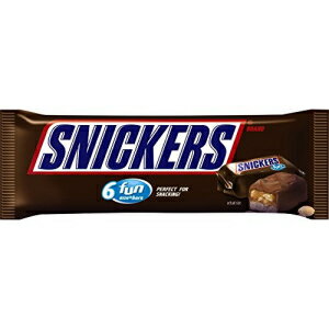 SNICKERSt@TCY`R[gLfB[o[3.4IX6JEgpbN SNICKERS Fun Size Chocolate Candy Bars 3.4-Ounce 6-Count Pack