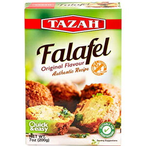 Tazah t@tF ~bNX 7 IX IWi t[o[ xW^A Oe t[ pE_[ ~bNX {iVs Tazah Falafel Mix 7oz Original Flavor Vegetarian Gluten Free Powder Mix Authentic Recipe