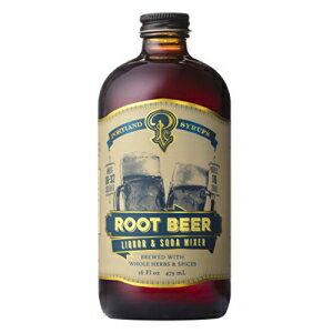 Portland Soda Works、シロップカクテルとソーダルートビール、16オンス Portland Soda Works, Syrup Cocktail And Soda Root Beer, 16 Ounce