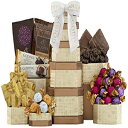 `R[g Mtg ^[ - C Jg[ Mtg oXPbg̃SfBo ~N Ah _[N `R[g Mtg ^[ Chocolate Gift Tower- The Godiva Milk and Dark Chocolate Gift Tower by Wine Country Gift Baskets