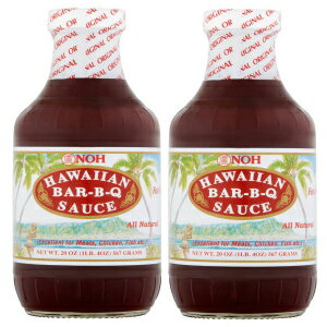 NOH Hawaiian Barbecue Sauce (Original, 20oz (Pack of 2))
