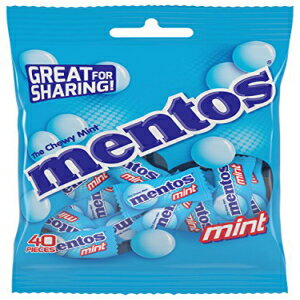 gX `[C[~gLfB[AʕAnEBLfB[AoNA40 oNyOobO Mentos Chewy Mint Candy, Individually Wrapped, Halloween Candy, Bulk, 40 Piece Bulk Peg Bag