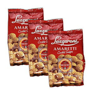 楽天GlomarketLazzaroniによるアマレッティクッキースナップ（7オンス）（3） Amaretti Cookie Snaps by Lazzaroni （7 ounce） （3）