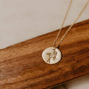 S[hCht[lbNX-̂߂̃~j}Xg̉ȃWG[-ޏւ̃Mtg-18C``F[ Hope on a Rope Jewelry Gold Wildflower Necklace - Minimalist Dainty Jewelry for Women - Gift for Her - 18 inch chain