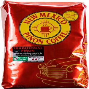 ニューメキシコ州ピニョンコーヒー ナチュラルフレーバーコーヒー (伝統的なピニョン全豆、2ポンド) New Mexico Piñon Coffee Naturally Flavored Coffee (Traditional Piñon Whole Bean, 2 pound)