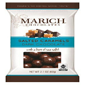 楽天Glomarketマーリッチ ダークチョコレート塩キャラメル 2.1オンスバッグ （12個パック） Marich Dark Chocolate Salted Caramels 2.1 Ounce Bag （Pack of 12）