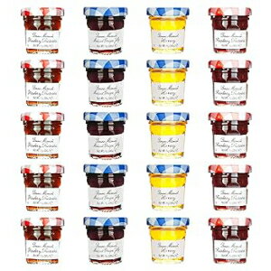 {k}} A\[g - 90746.8g ~jW[ - Xgx[AYx[Anj[AO[v - et[o[ 5  Bonne Maman Assorted - 20/1 oz Mini Jars -Strawberry, Raspberry, Honey, Grape - 5 each flavor