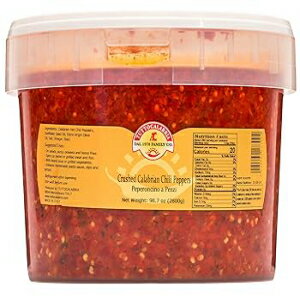 ӂJuAYhqAy[Xg/XvbhAoNt[hT[rX^u 2.8 kgA98.7 IXAI[i`A`qg݊AC^AiATuttoCalabria Crushed Calabrian Chili Peppers, Paste/Spread, Bulk Foodservice Tub 2.8 kg, 98.7