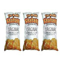 6オンス（3個パック）、オリジナル、ザ・ホール・シャバン・ポテトチップス - 6オンス バッグ (オリジナル、3 パック) + おまけのスナッククリップ 6 Ounce (Pack of 3), Original, The Whole Shabang Potato Chips - 6 oz. Bag (Original, 1