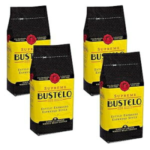 Supreme by Bustelo ホールビーン エスプレッソ コーヒー、16 オンス バッグ (4 ポンド) Supreme by Bustelo Whole Bean Espresso Coffee, 16-Ounce Bag (4 Pound)